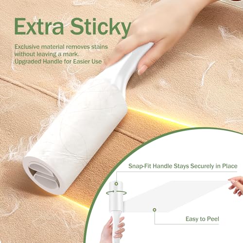 Lint Roller 3 Pack for Pet Hair