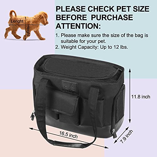 Cat Carrier Dog Carrier (Black)