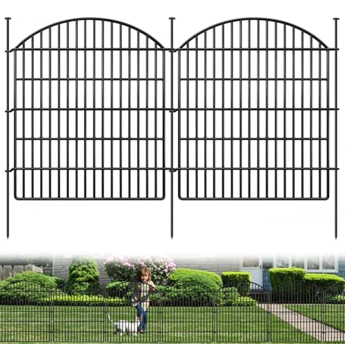 10 Panels Garden Fence Animal Barrier (33in(H) X 24ft(L))