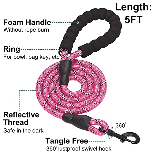 Dog Harness Step (Pink Checkered / Medium (Chest 13.5''-16.5'', Weight 10-15 lb))