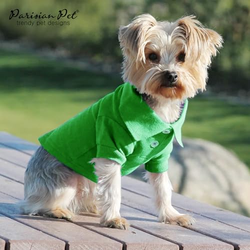 Dog Polo Shirt (2XL / Green Polo)