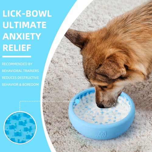 Dog Lick Bowl (Large / Light blue)