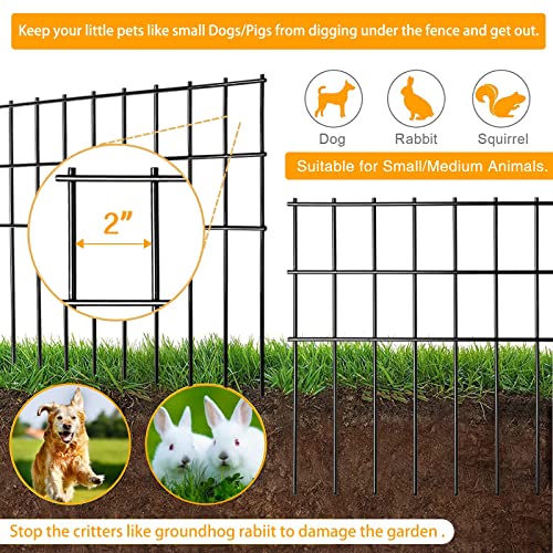 Garden Fencing Animal Barrier 37.5 ft (37.5 ft (L) × 15 in (H), 15 Pack)