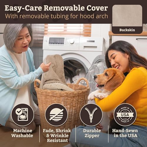 Cozy Cave Dog Bed (35.0"L x 35.0"W x 8.0"Th / Buckskin)