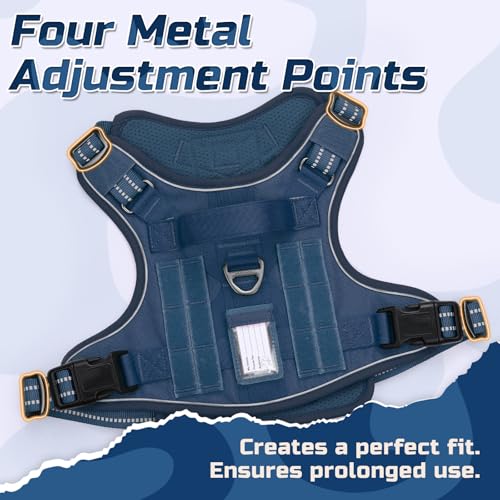 Tactical Dog Harness for Large (Blue / Large)