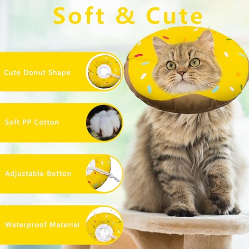 Cat Cone Collar (Waterproof Yellow / Small)