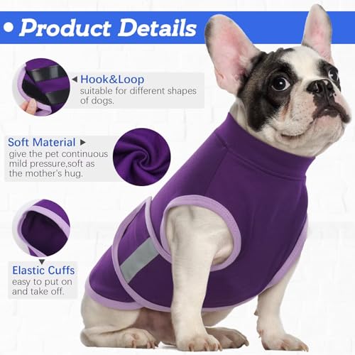 Dog Anxiety Relief Coat (Purple / Large)