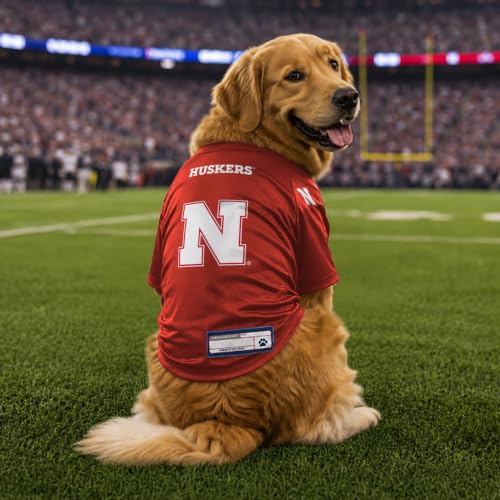 NCAA Nebraska Cornhuskers Stretch Pet Jersey (Nebraska Cornhuskers / Large)