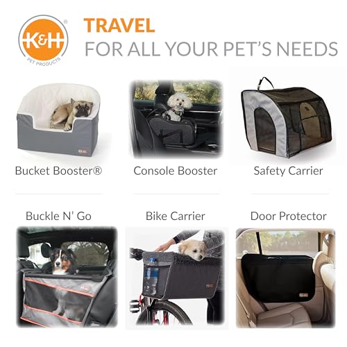 K&H Dog Car Seat (Small / Gray/Cream)