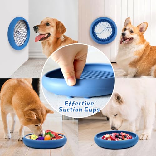 Dog Lick Bowl (Dark Blue / Large)