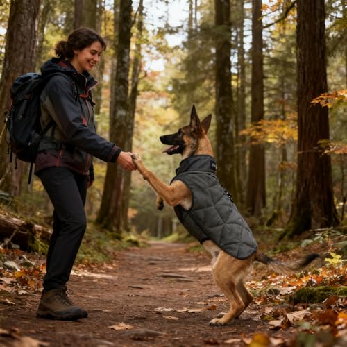 Weighted Dog Vest (Grey / Medium)
