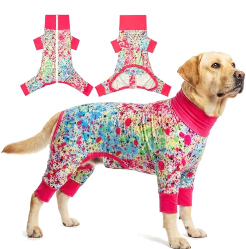 Dog Sun Shirt Breathable 50+ UV Protection Summer Pet Apparel Quick Dry Lightweight Stretchy Soft Dogs Cooling Vest for Small Medium Large Dogs (Mixed Color / XX-Large)