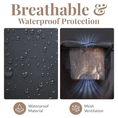 Dog Crate Cover 36 inch (Black / 36.0"L x 23.0"W x 25.0"H)