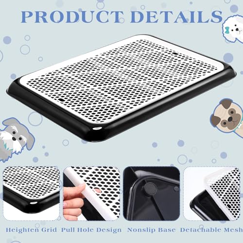 1 Pcs Dog Pee Pad Holder Potty Tray Portable Dog Litter Box Toilet Training for Small Medium Large Pet Puppy Indoor Outdoor