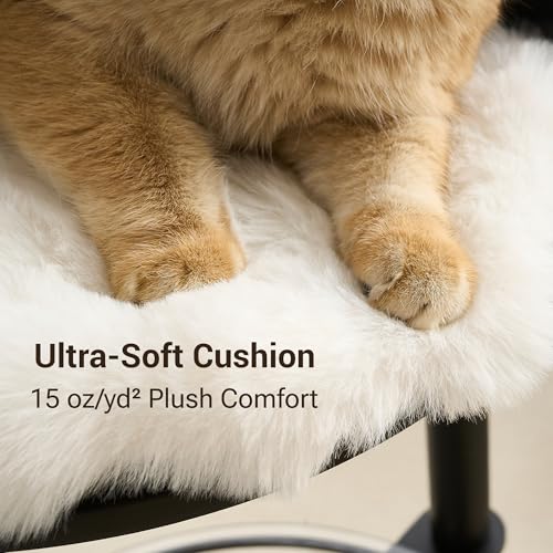 34" Modern Cat Tree Furniture for Indoor Small & Medium Cats (Classic Black-34")
