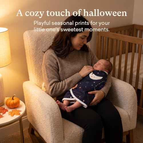 Adjustable Newborn Swaddle Wrap 3 (Midnight Halloween / Small)
