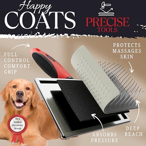 Dog Slicker Brush (8 Inch x 4.8)