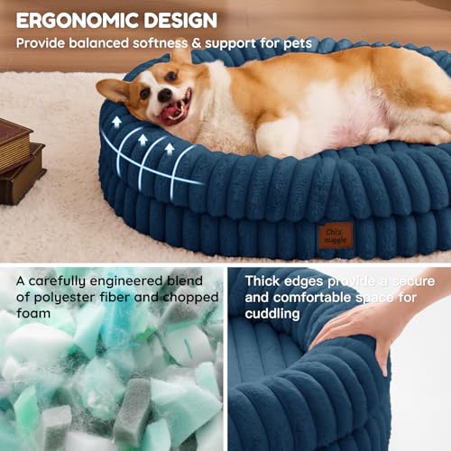 Orthopedic Dog Bed (Navy / L(35*28*7))