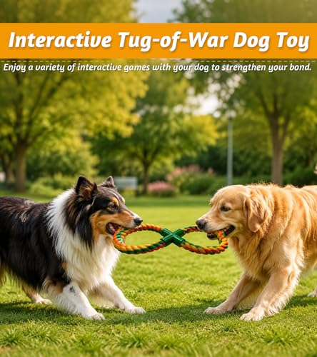 2 Pack Dog Rope Toys for Large Dogs