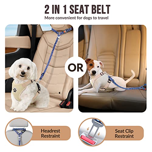 Dog Seat Belt for Car (B.Blue Paw)
