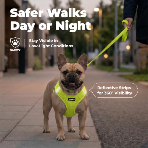 Voyager Step in Air Dog Vest Harness (Lime Green / M (Chest: 16 - 18"))