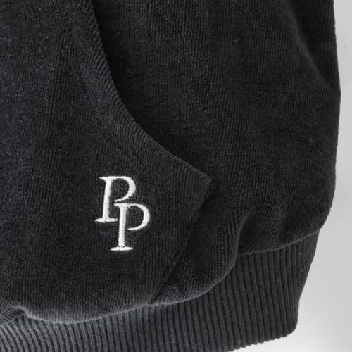 Cooper II Dog Hoodie (Black / X-Small (5-12 lbs))