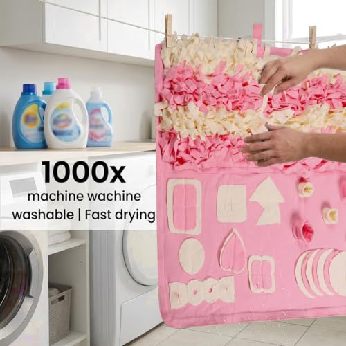 Snuffle Mat for Dogs (Pink / Large 38x38 inch)