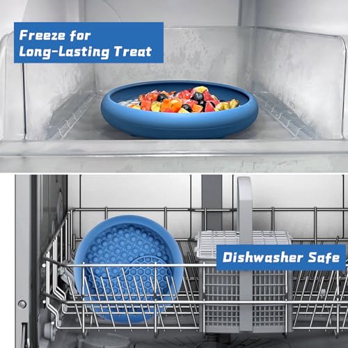 Dog Lick Bowl (Dark Blue / Large)