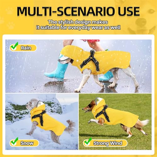 Dog Raincoat Waterproof (XXX-Large / Yellow)