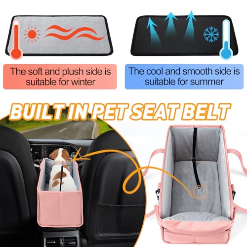 Portable Dog Car Seat for Small Dogs