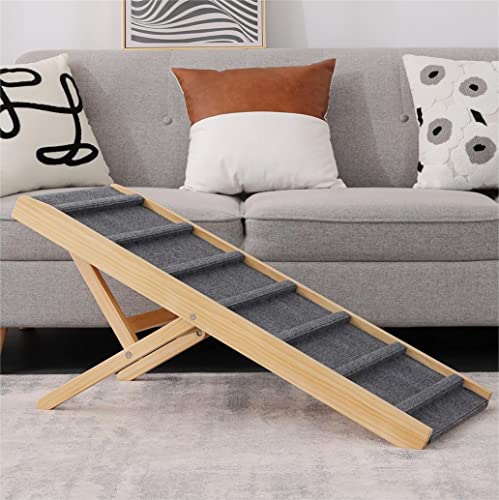 Large Dog Pet Ramp Stairs for Bed Couch Car Truck SUV (Medium)