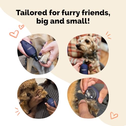 Pet Nail Grinder for Dogs and Cats (Dark Blue)