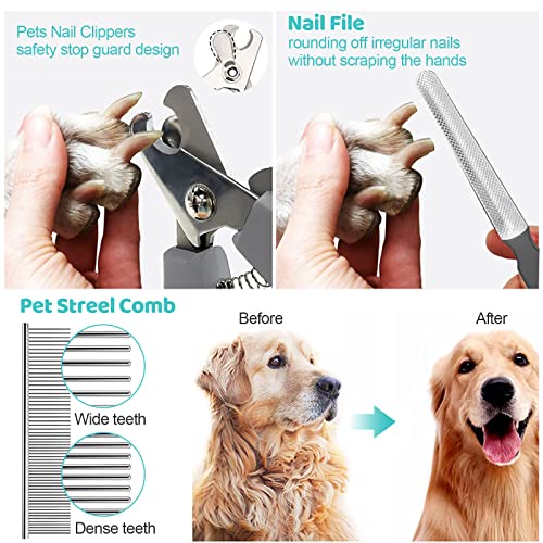 Pet Grooming Hammock Harness with Nail Clippers (XL)