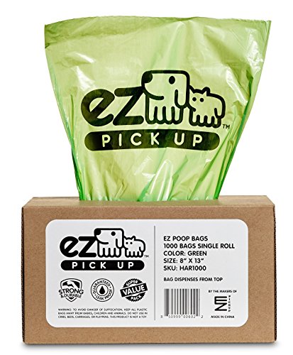 1000 Pet Waste Disposal Dog Poop Bags (1000 Count (Pack of 1))