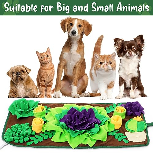 Snuffle Mat for Small & Medium Dogs and Cats (30.7"L x 15.7"W)