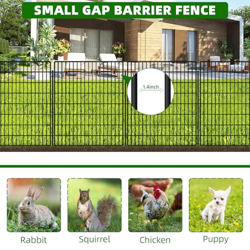 10 Panels Garden Fencing Animal Barrier (33in(H))