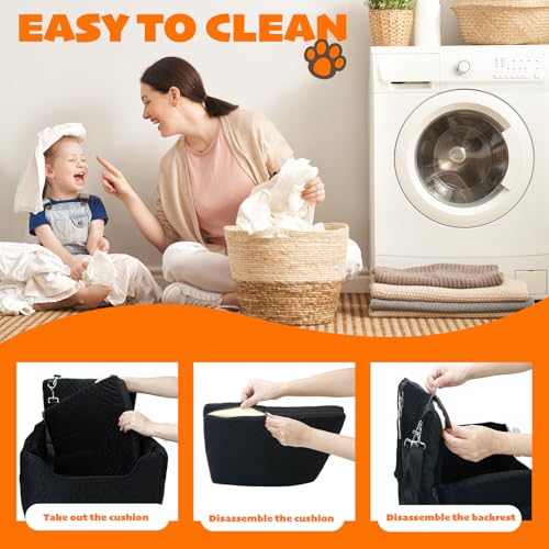 Dog Car Seat for Small (Black)