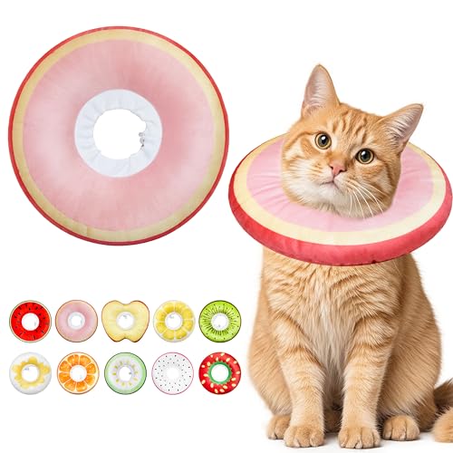 Cat Cone Collar Soft (Peach / Medium)