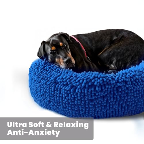 Cloud K 9 Bed for Dogs & Cats (Small (25''X25'') / Navy Blue)