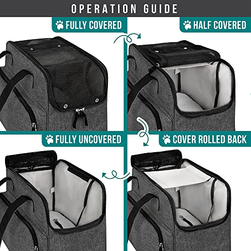 Small Dog Purse Carrier (Heather Charcoal)