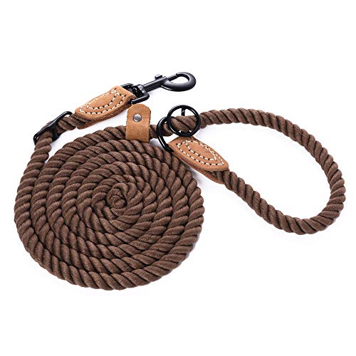 Hands Free Dog Leash (Dark Brown / 8FT Hands Free)