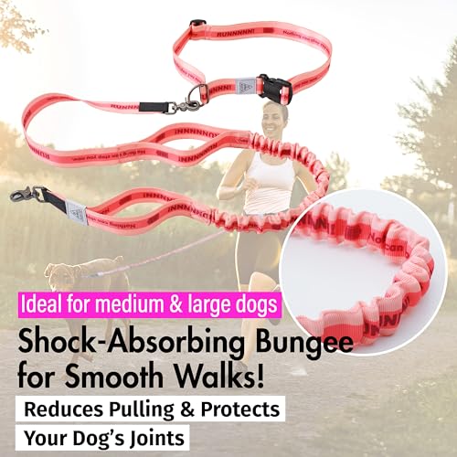 Hands Free Dog Leash (Pink)