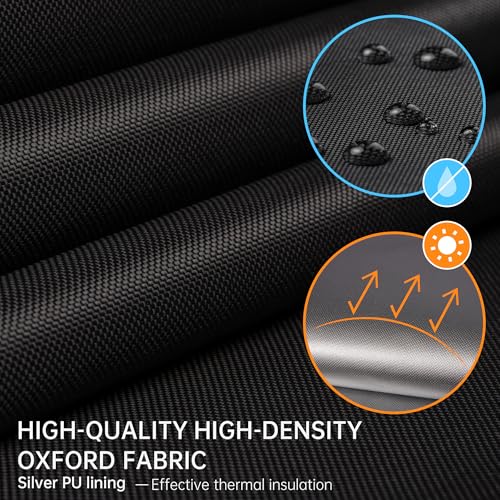 Portable 100% Blackout Blind (Black / 57"W x 137"H)