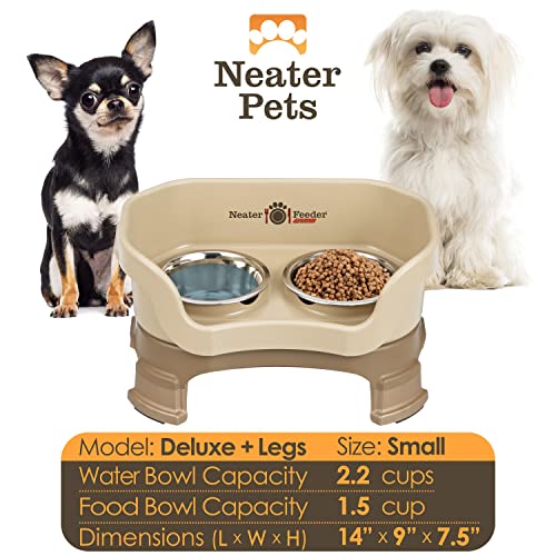 Neater Feeder Deluxe Mess (Small + Standard Bowl / Cappuccino)
