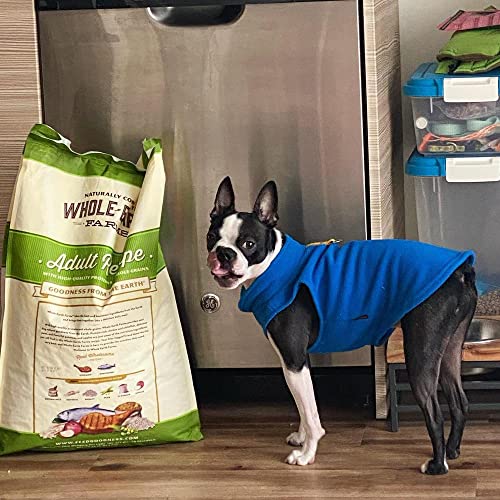 Fleece Vest Dog Sweater (Deep Blue / X-Large (Around 23-lb))