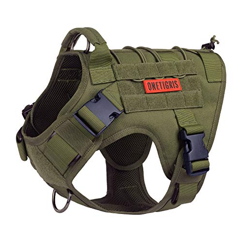 Tactical Dog Harness (Large / Green)