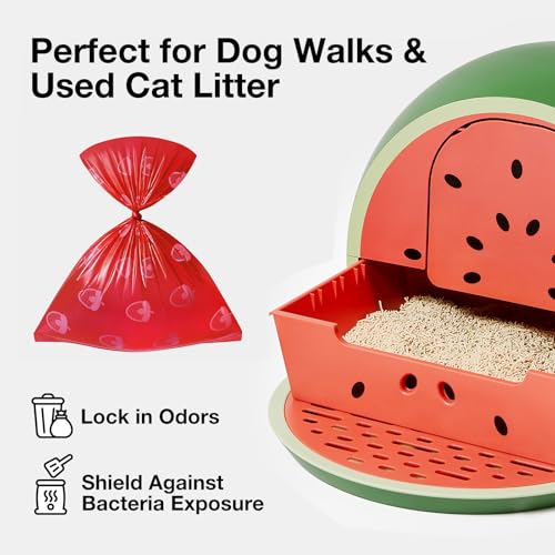 Strawberry Scented Dog Poop Bags (Strawberry / 1 Count (Pack of 300))