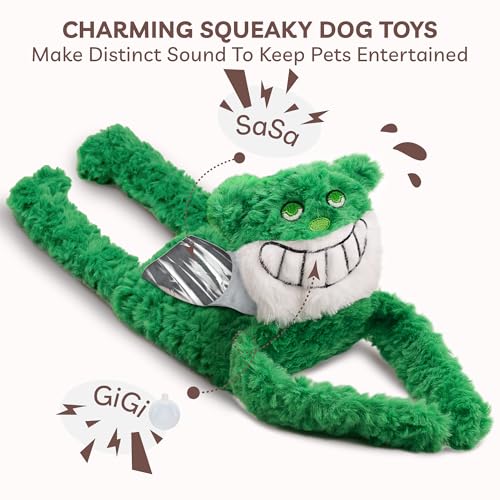 No Stuffing Dog Toys 5 Pack (For Medium and Large Breed / 5 Pack - Soft Plush)