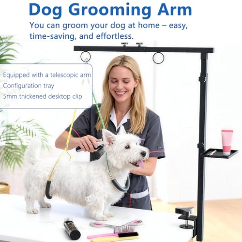 Dog Grooming Table Arm with Clamp