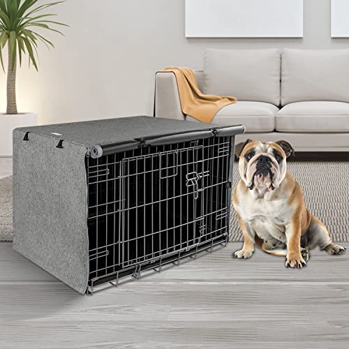 Dog Crate Cover (Grey / 36 Inch)